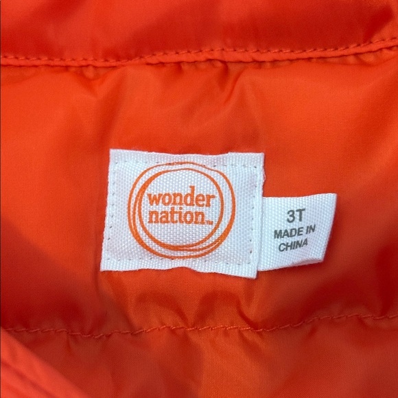 🌟3/$15🌟. NWOT Wonder Nation Puffer Coat. Size 3T - Picture 2 of 10